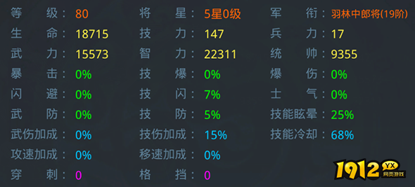1912yx《三国奇兵》武将培养玩法介绍